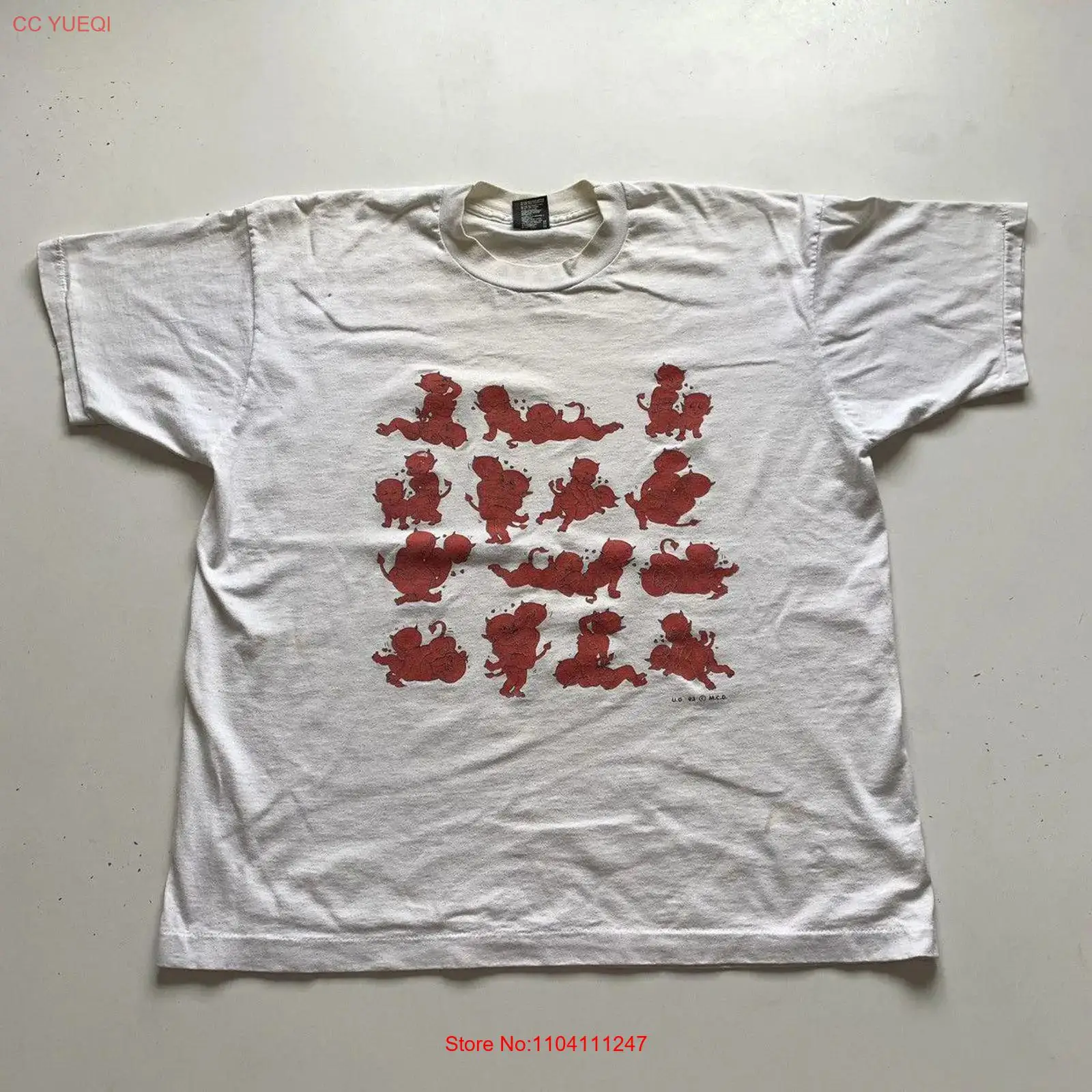 Vintage Fashion Victim Shirt - Vintage jaren 1990 Devil Sex Funny