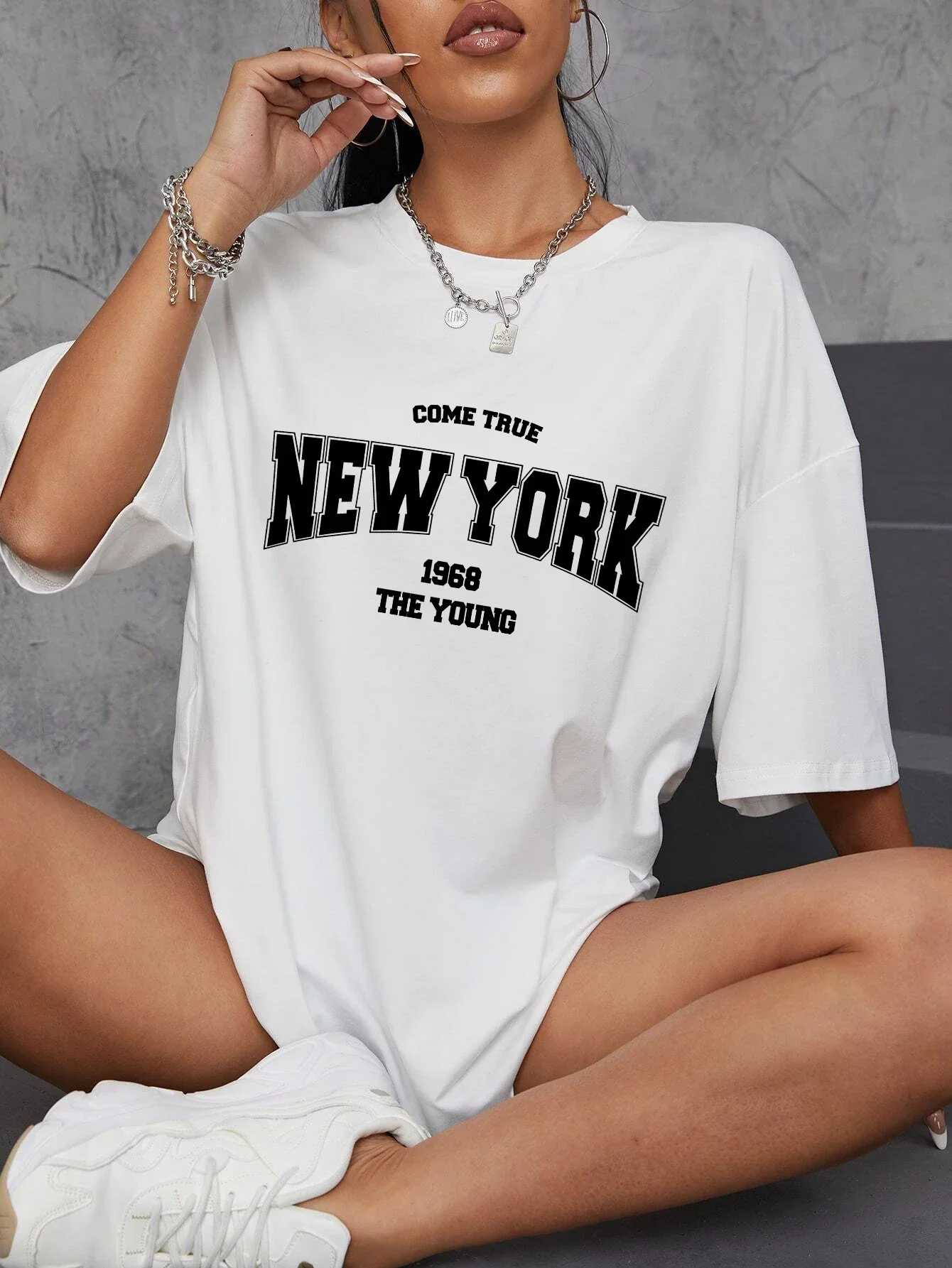 Vintage Fashion New York - Vintage 1968 New York grafische tshirt