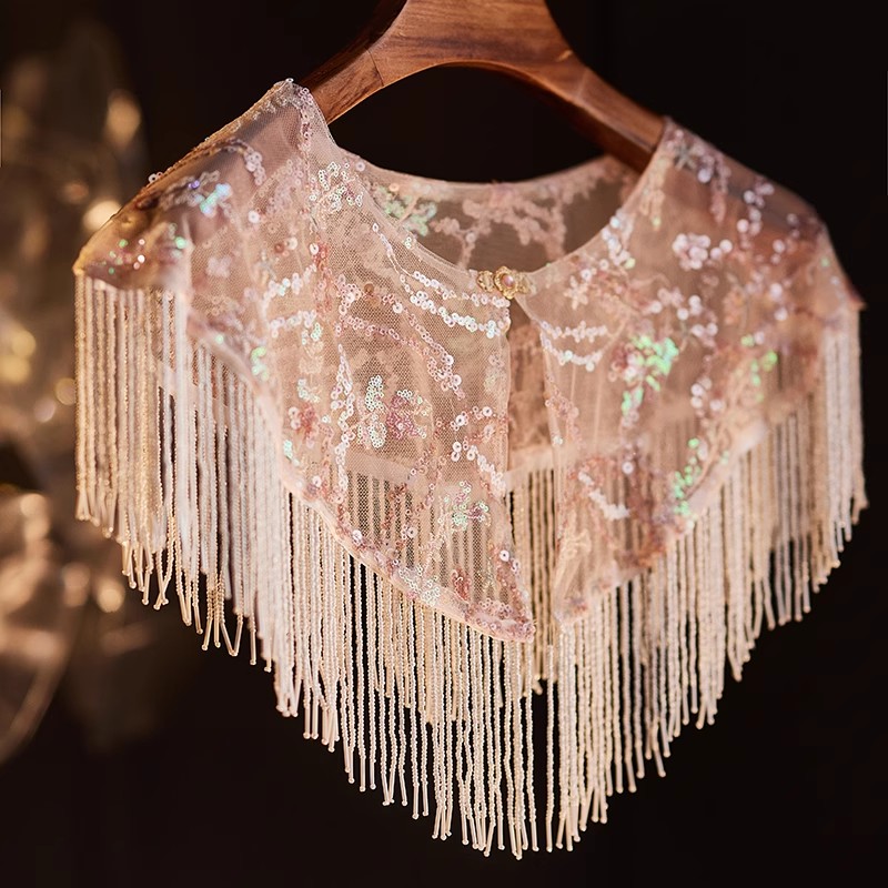 Vintage Fashion Show - Dames Lente Zomer Vintage Pailletten Kant