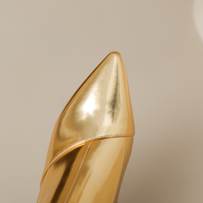 Vintage Fashion In 2026 - 2026 Nieuwe 6cm Dunne Hak Gouden
