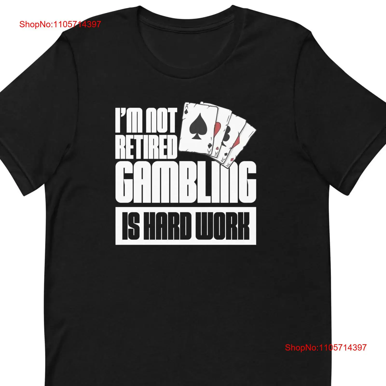 Vintage Vegas Fashion - Gokken T-shirt Casino Poker Speler Las
