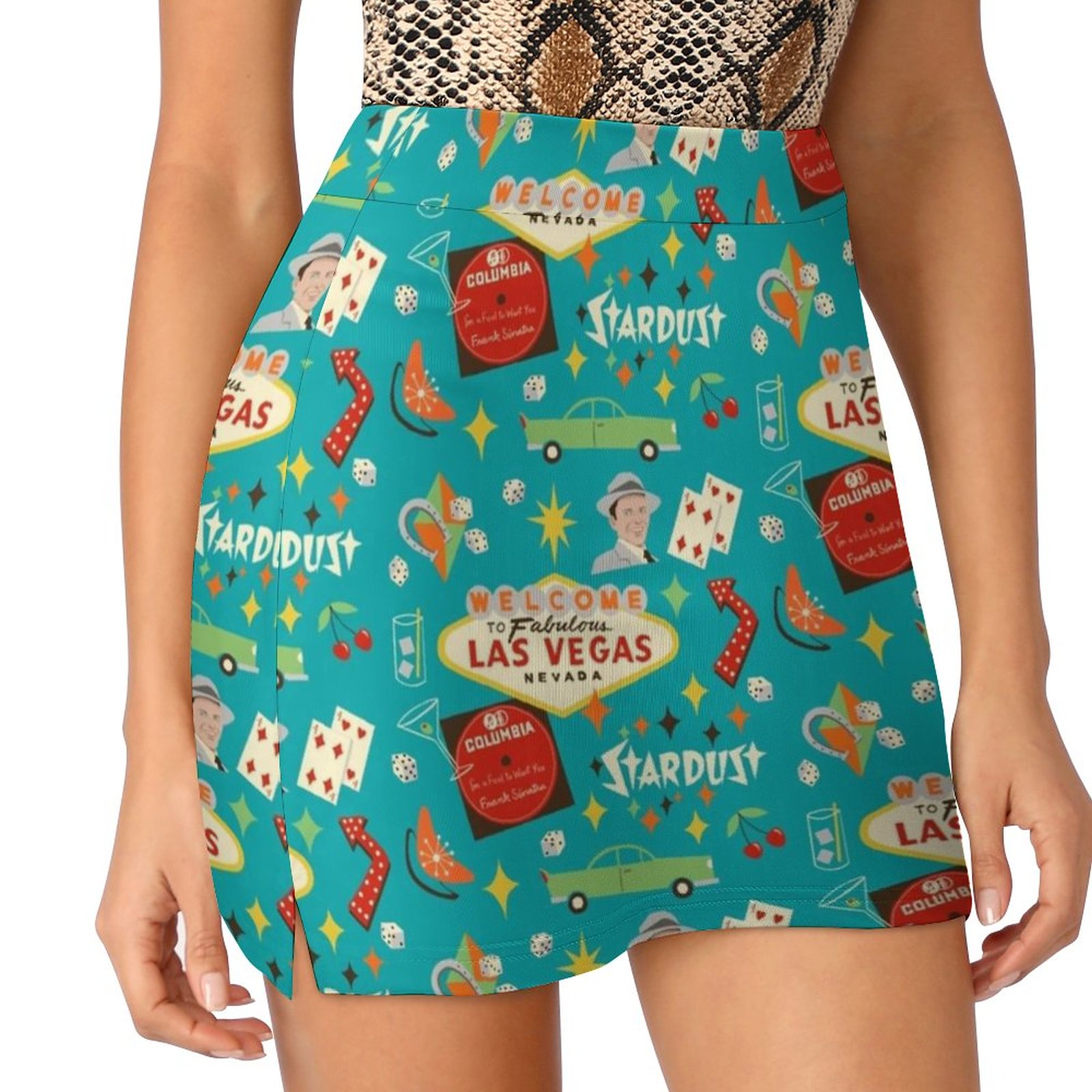 Vintage Vegas Fashion - Vintage Las Vegas Koreaanse moderok Zomerrokken