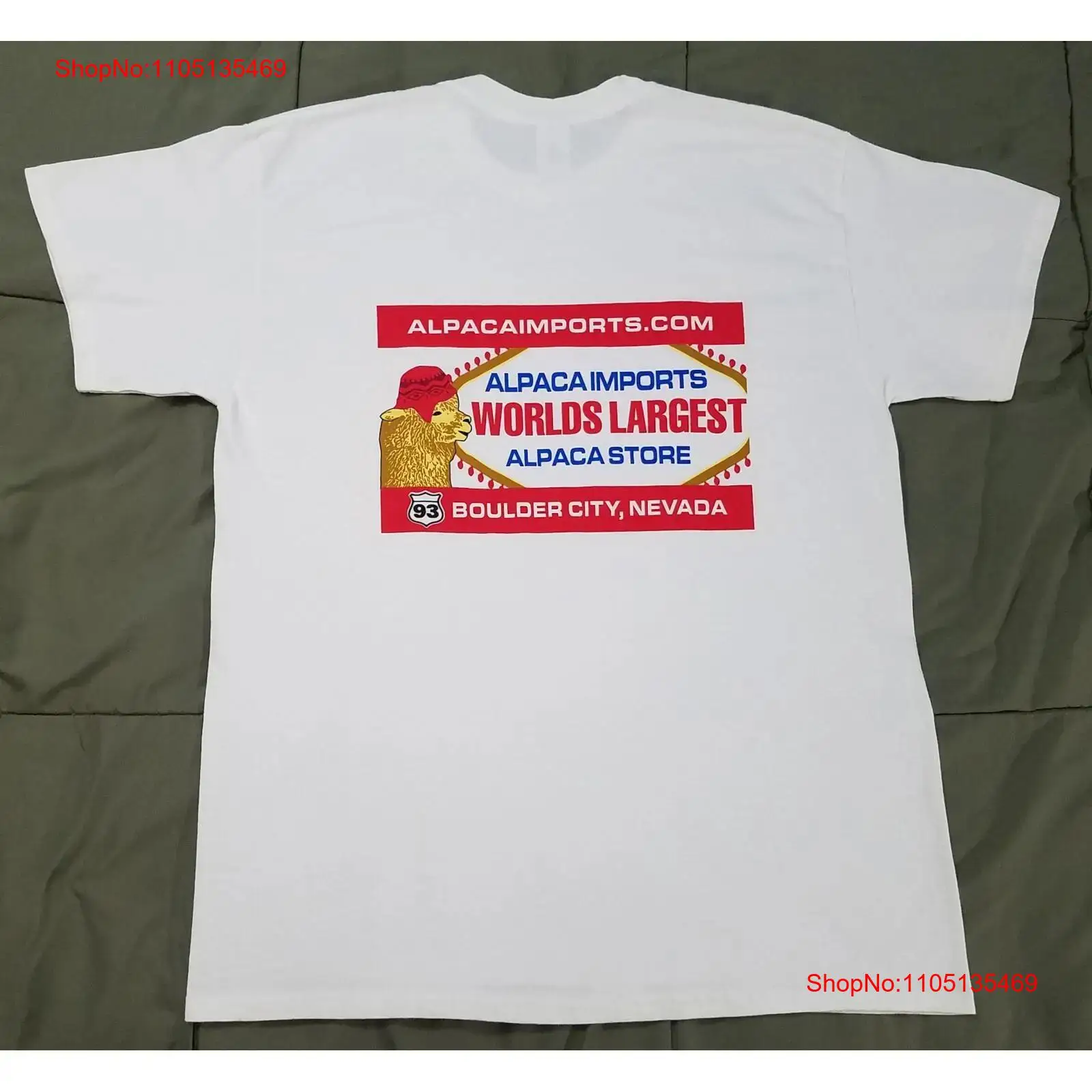Vintage Vegas Fashion - Alpaca Imports Boulder City Nevada werknemersshirt