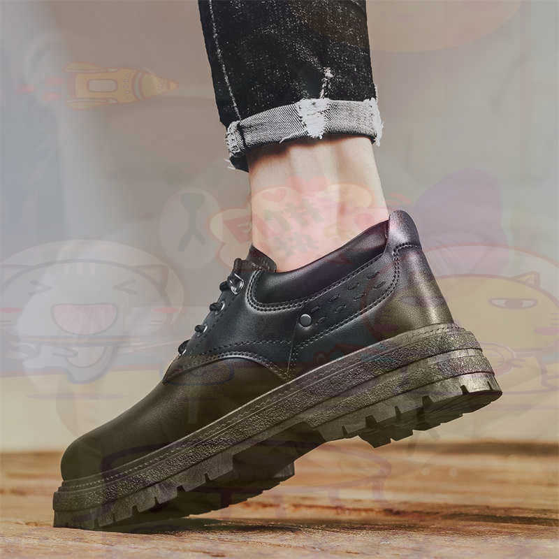 Vintage Fashion Canada - Donker natuurlijk leer Mode-sneakers Tennis Herensneakers