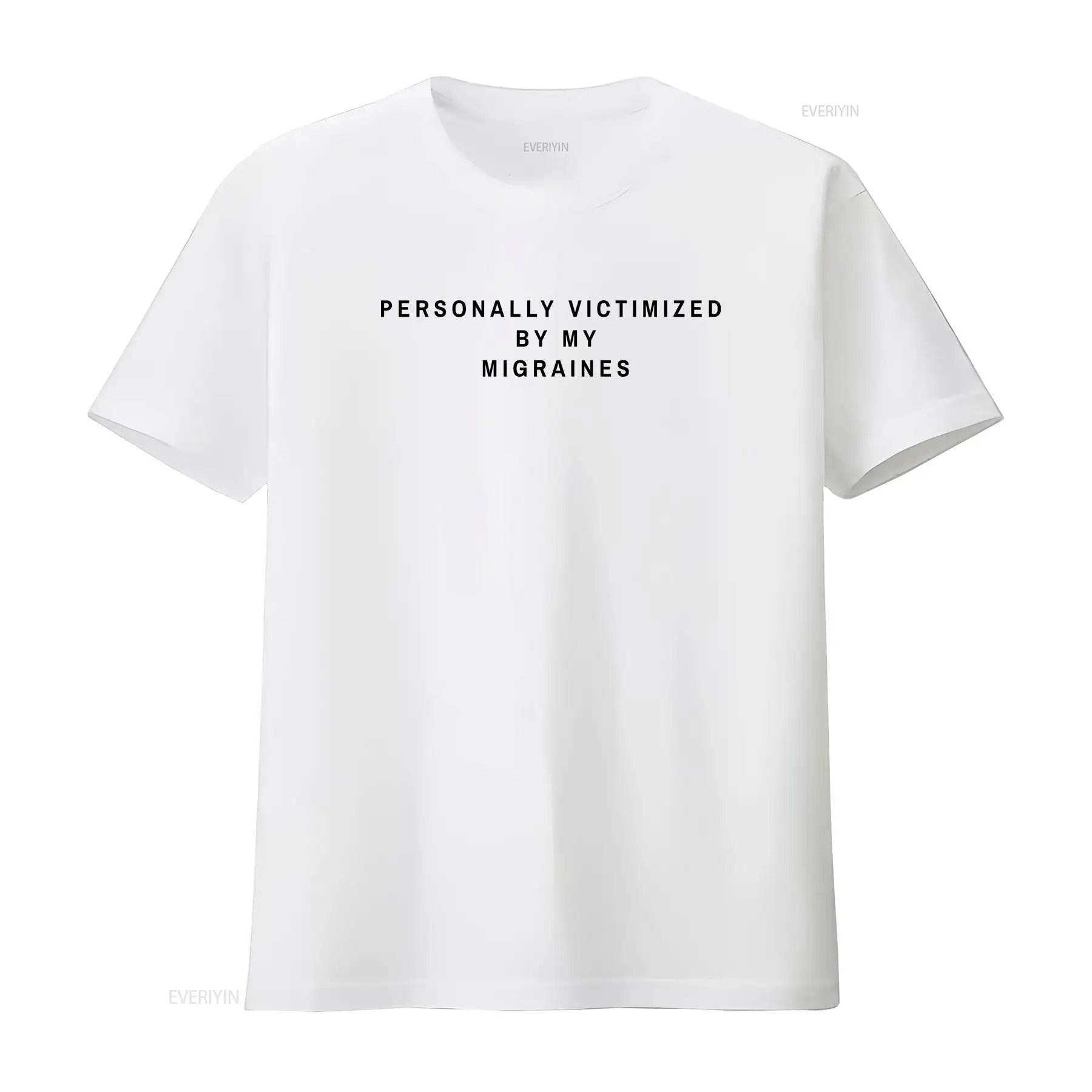 Vintage Fashion Victim Shirt - Persoonlijk getroffen door mijn migraineslogan T-shirt