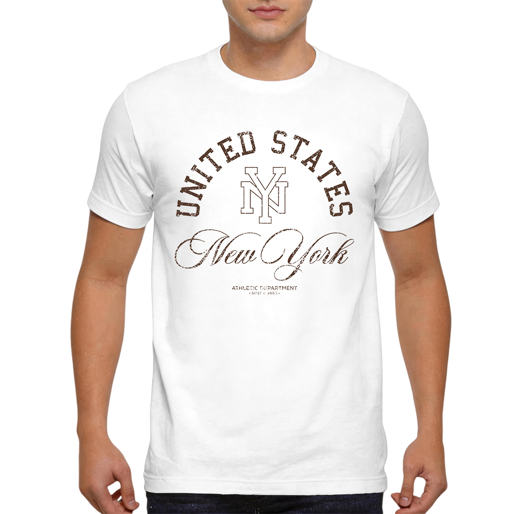Vintage Fashion New York - Heren T-shirt van 100% katoen, United