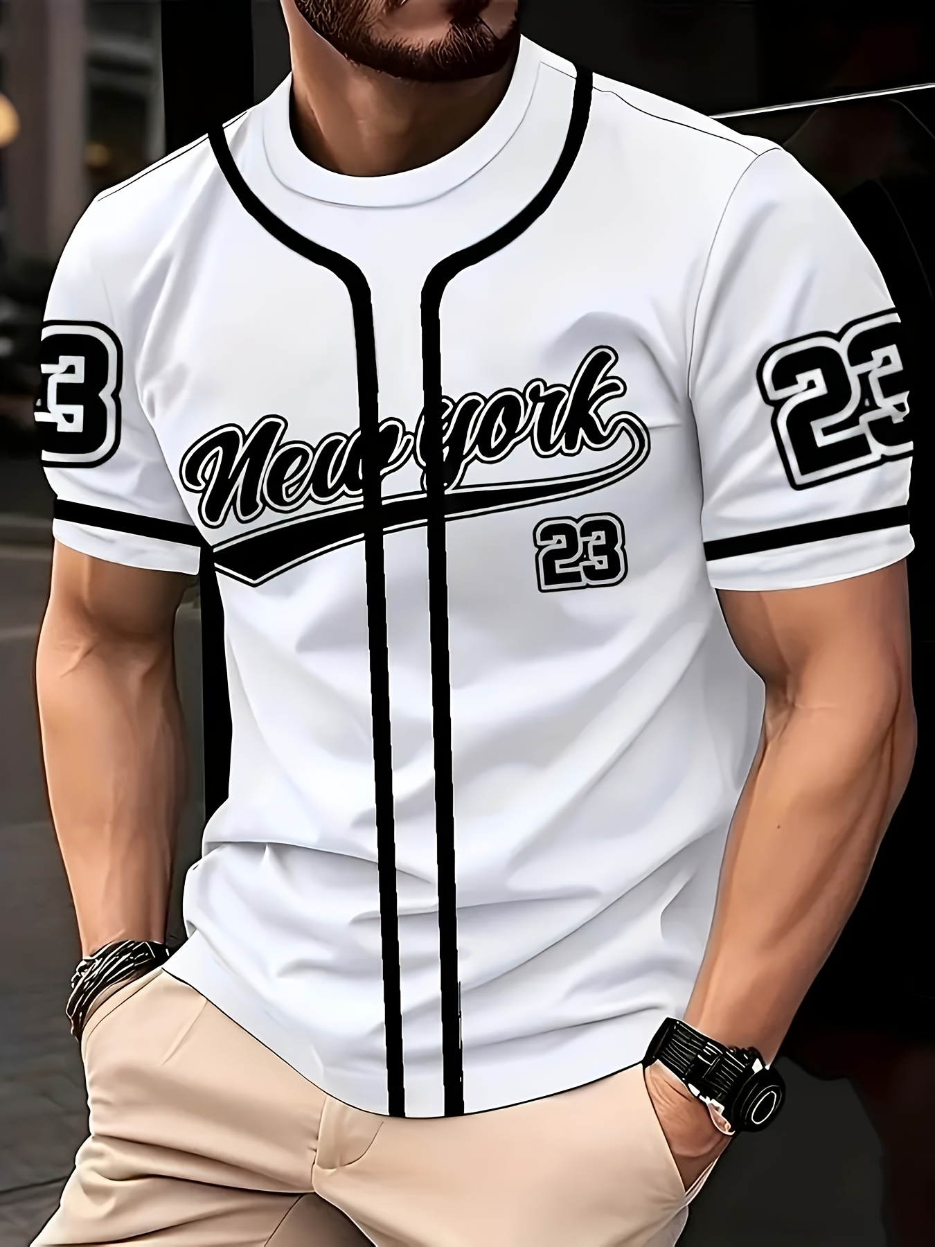Vintage Fashion New York - Vintage New York 23 Baseball-stijl T-shirt