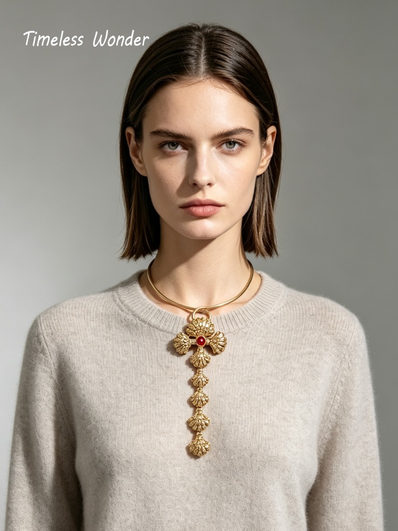 Vintage Fashion Runway - Tijdloze Wonder Retro Geo Glazen Bloemige