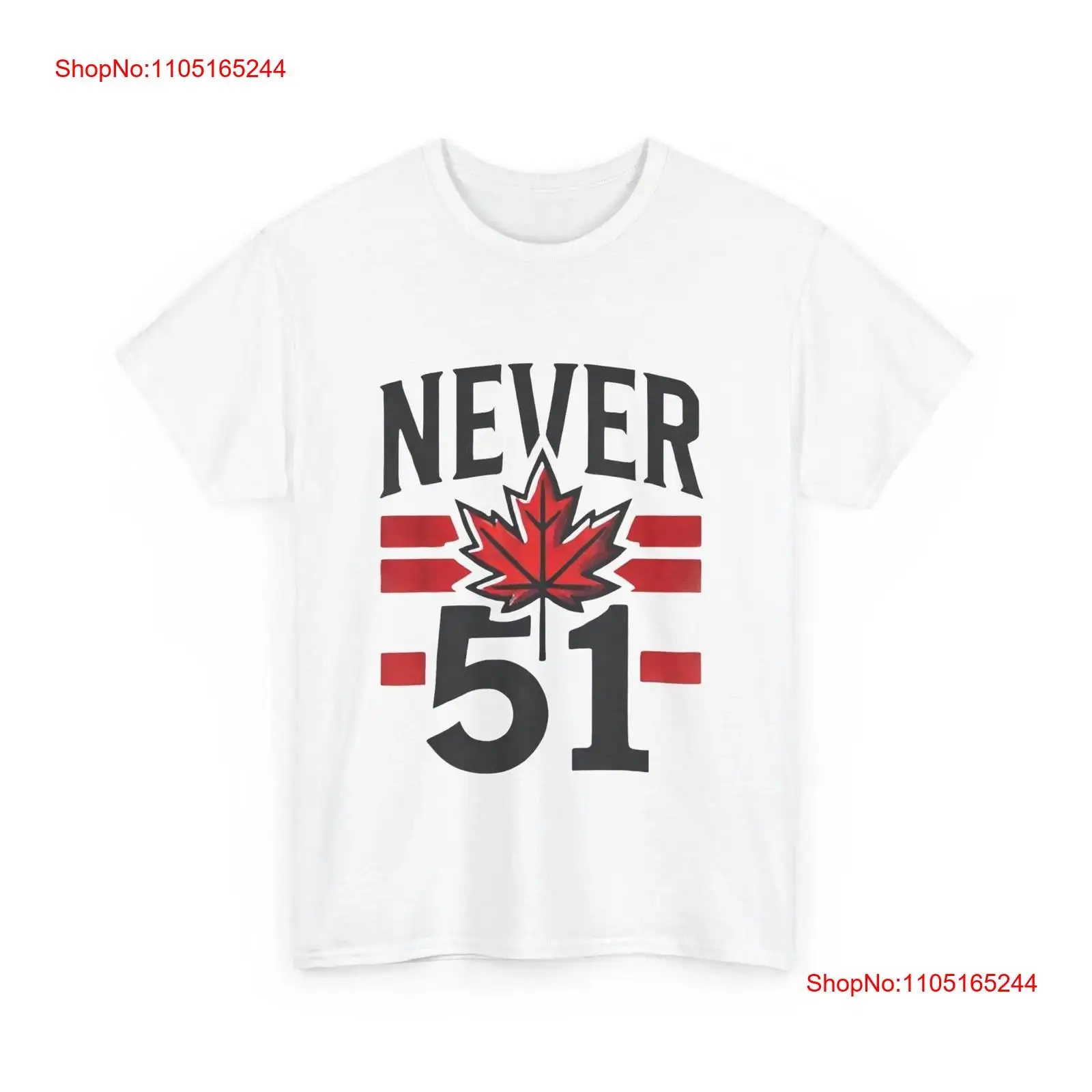 Vintage Fashion Canada - Canada T-shirt Never 51, Canadese trotse