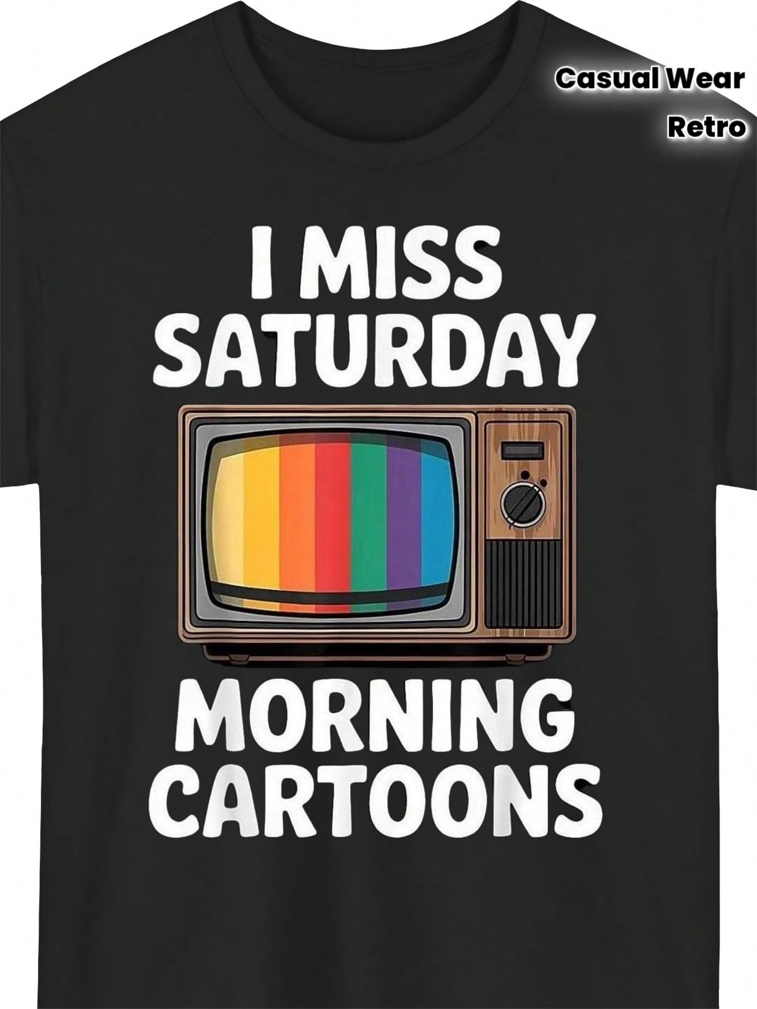 Vintage Fashion Show - Nostalgisch 80s zaterdagochtend cartoon thema-shirt -