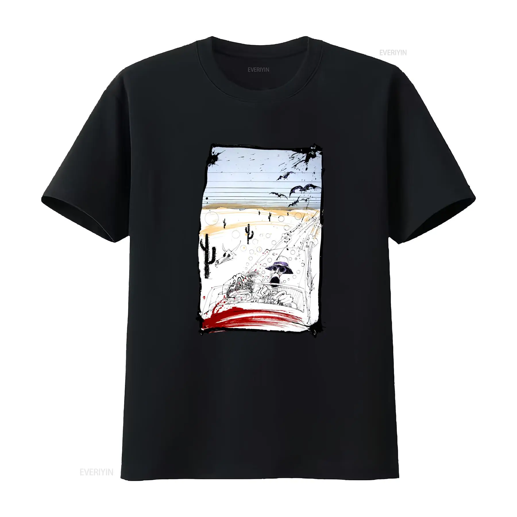 Vintage Vegas Fashion - Artistiek T-shirt Fear And Loathing In