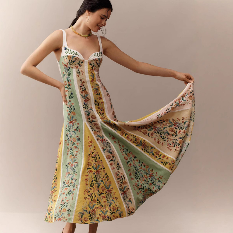 Mode Elegante Vrouwen Mouwloze - Vintage Fashion Prints recensie en prijs