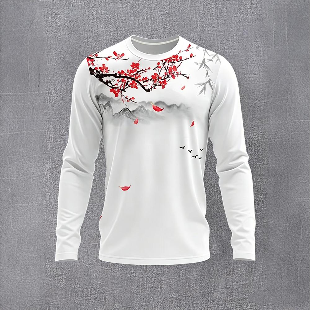 Chinese stijl inkt pruimenbloe - Vintage Fashion Prints recensie en prijs