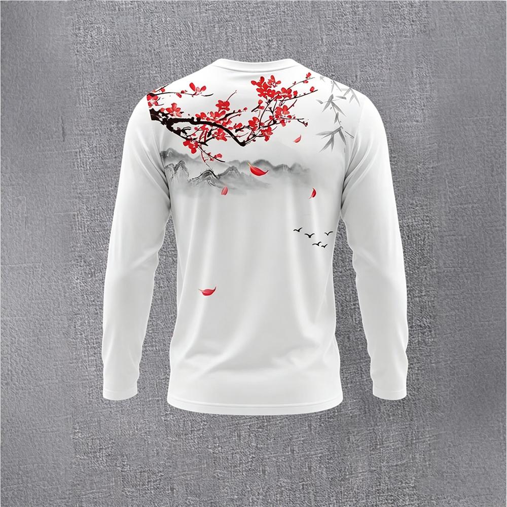 Chinese stijl inkt pruimenbloe - Vintage Fashion Prints recensie en prijs