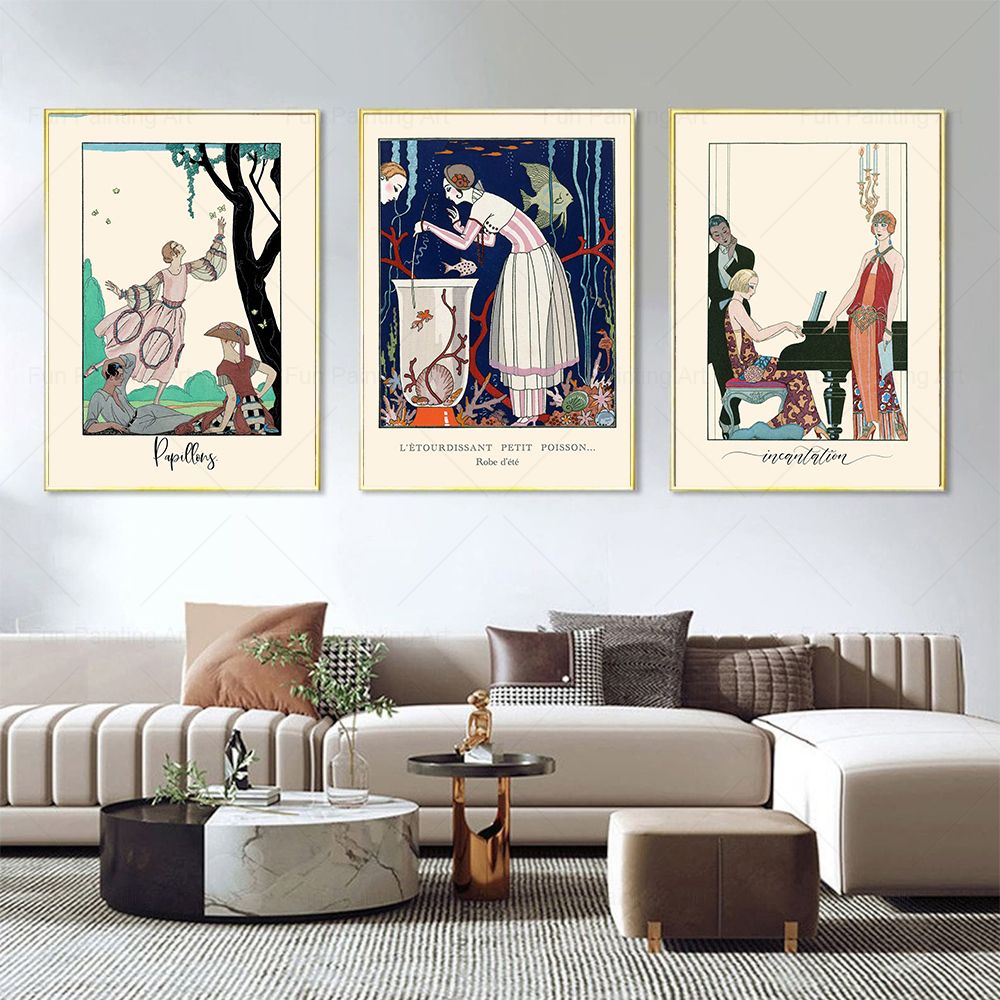 Vintage Print jaren 1920 Frans - Vintage Fashion Magazine Covers recensie en prijs