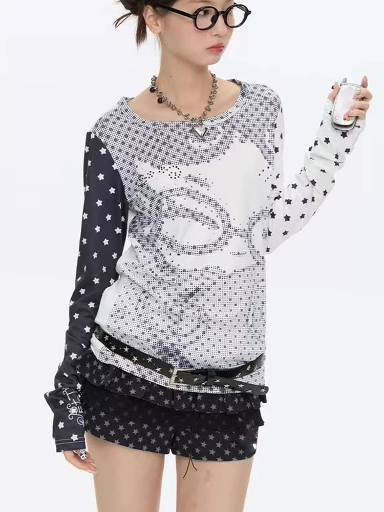 Y2k Esthetische T-shirts met L - Vintage Fashion Prints recensie en prijs