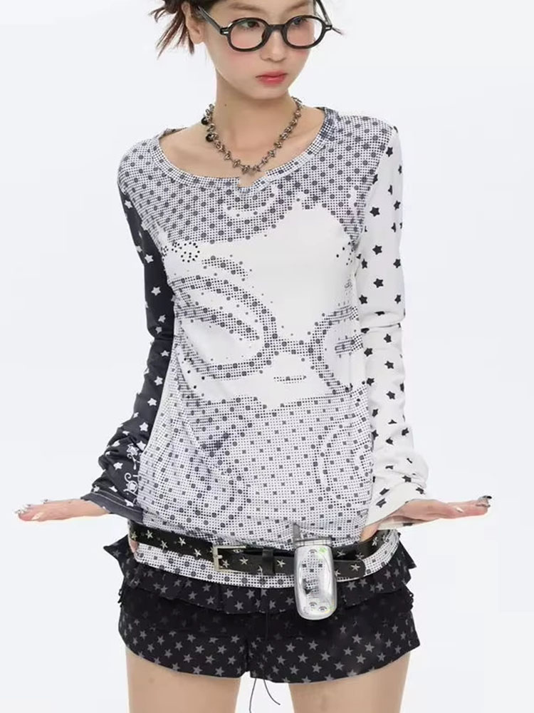 Y2k Esthetische T-shirts met L - Vintage Fashion Prints recensie en prijs