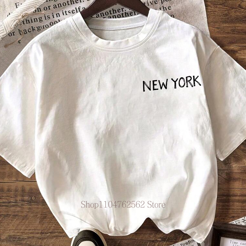 New York City T-shirt met patr - Vintage Fashion New York recensie en prijs