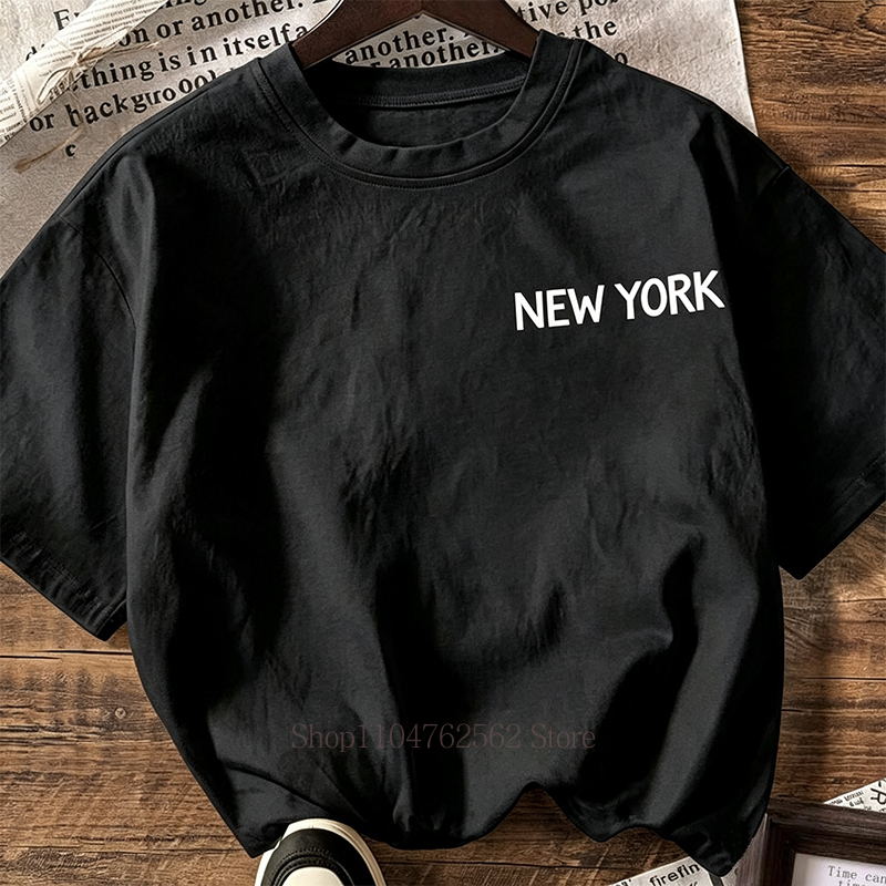 New York City T-shirt met patr - Vintage Fashion New York recensie en prijs