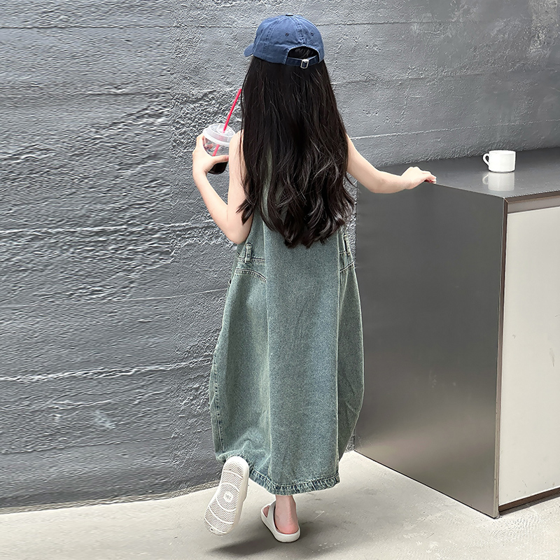 Vintage blauwe kinderen meisje - Vintage Fashion Girl recensie en prijs