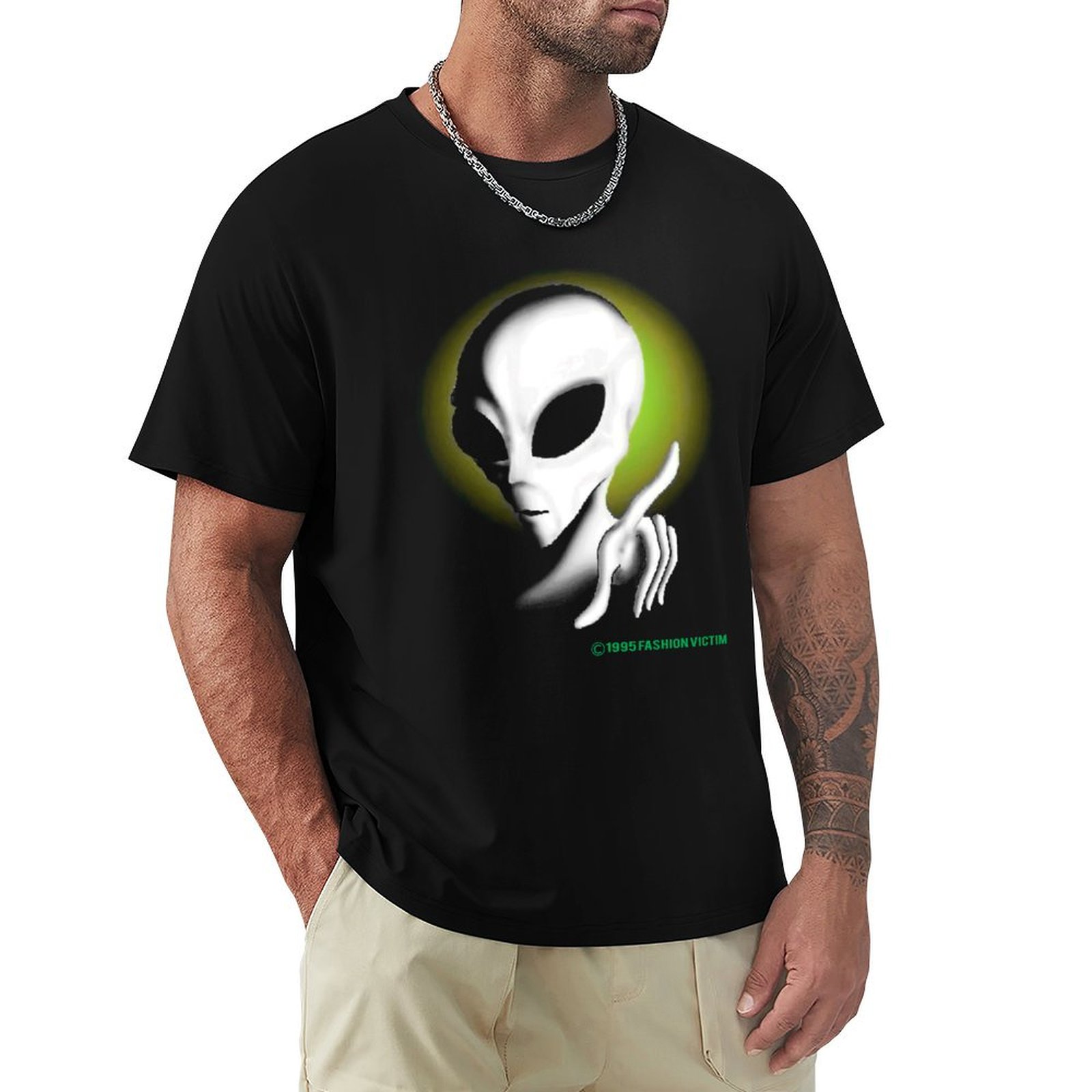 1995 ALIEN Vintage Glow In The - Vintage Fashion Victim Shirt recensie en prijs