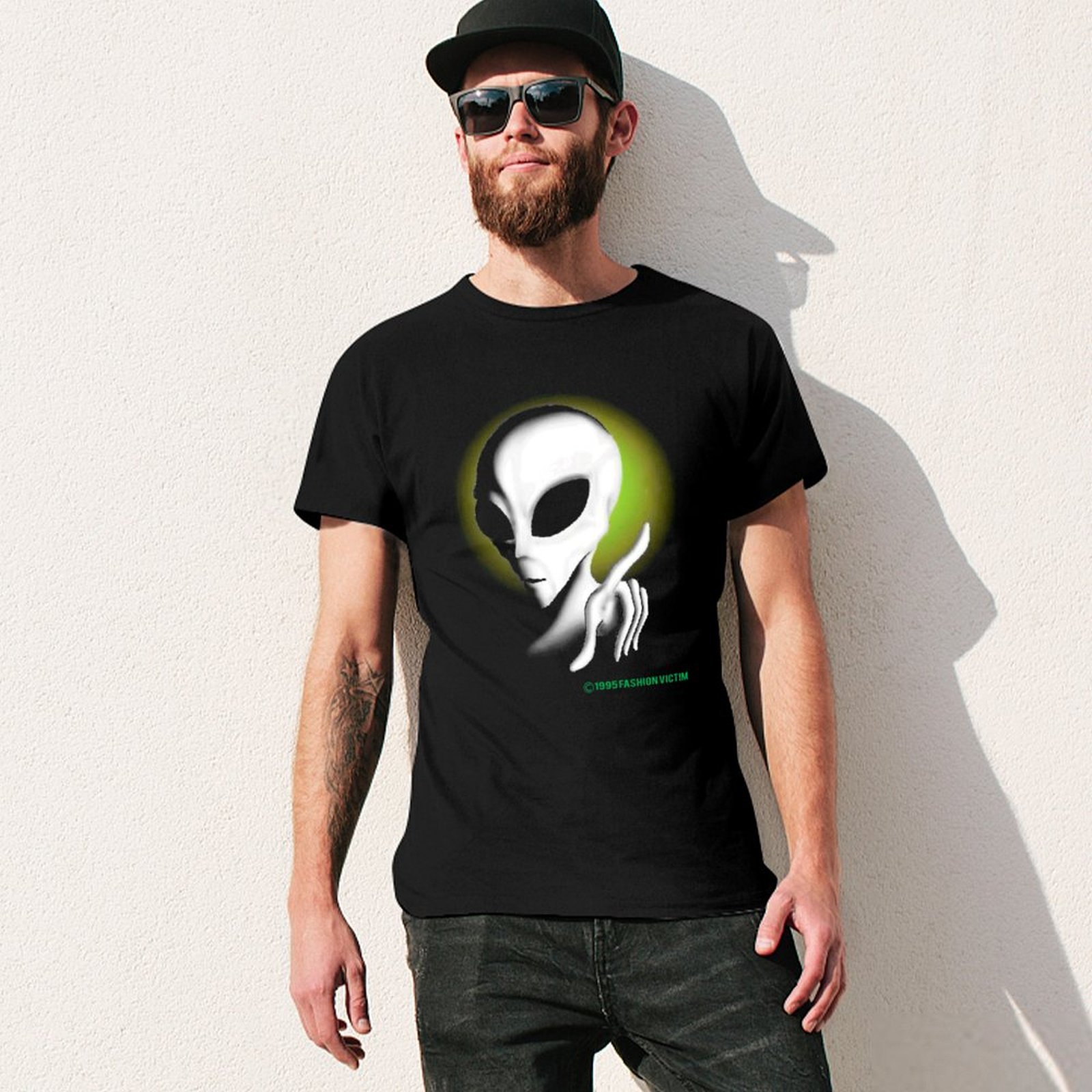 1995 ALIEN Vintage Glow In The - Vintage Fashion Victim Shirt recensie en prijs