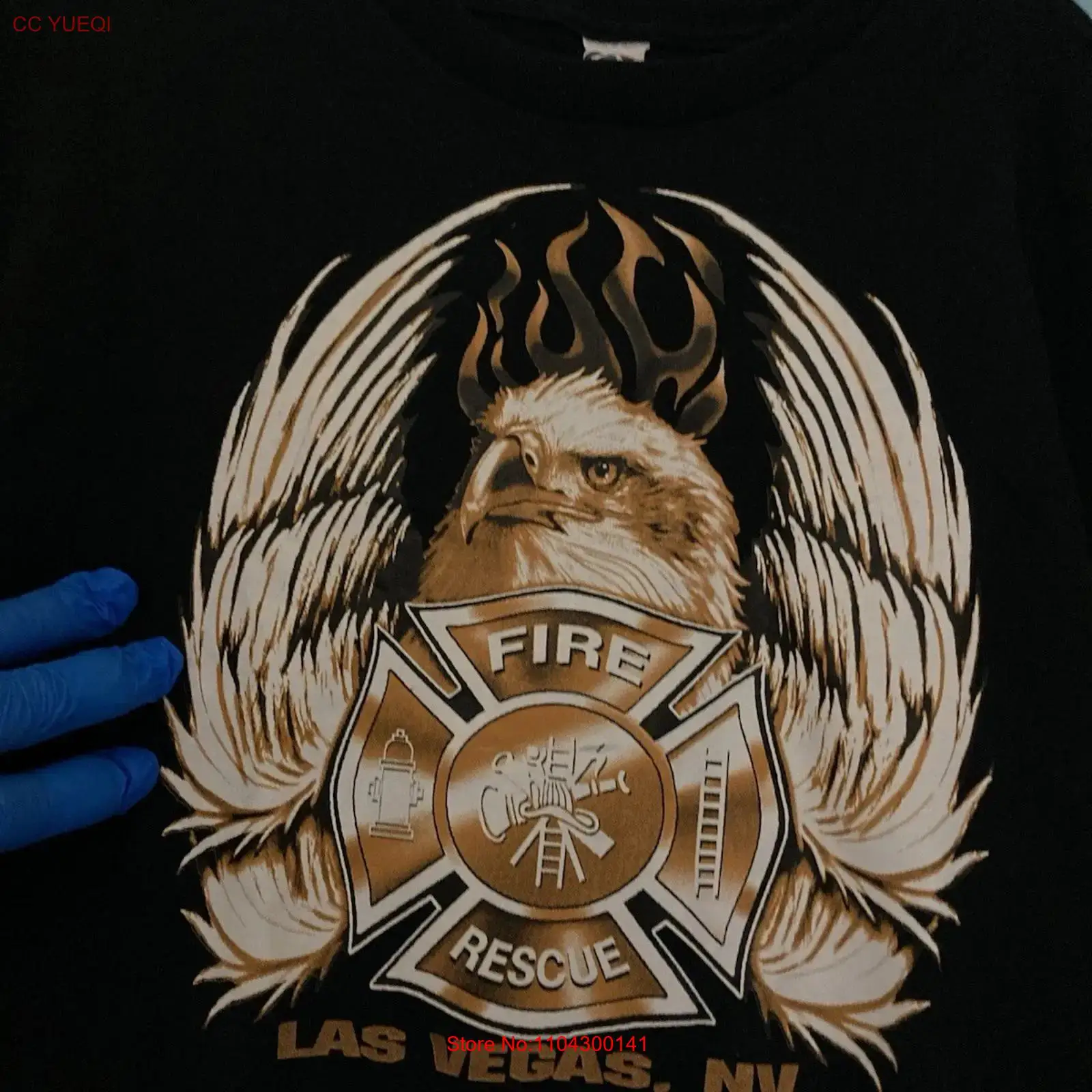 LAS VEGAS FIRE RESCUE T-shirt  - Vintage Vegas Fashion recensie en prijs