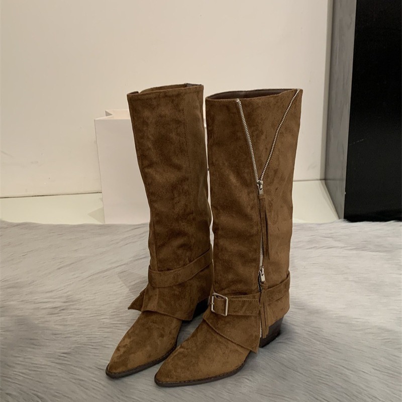 Dameslaarzen Vintage suède lee - Vintage Zipper recensie en prijs