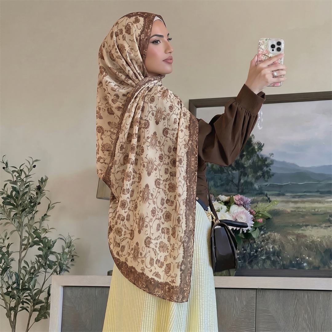 Vintage bloemenprint hijab zac - Vintage Fashion Prints recensie en prijs